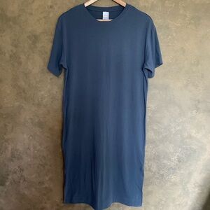 Lole Stretch Cotton Jersey T-shirt Midi Maxi Dress